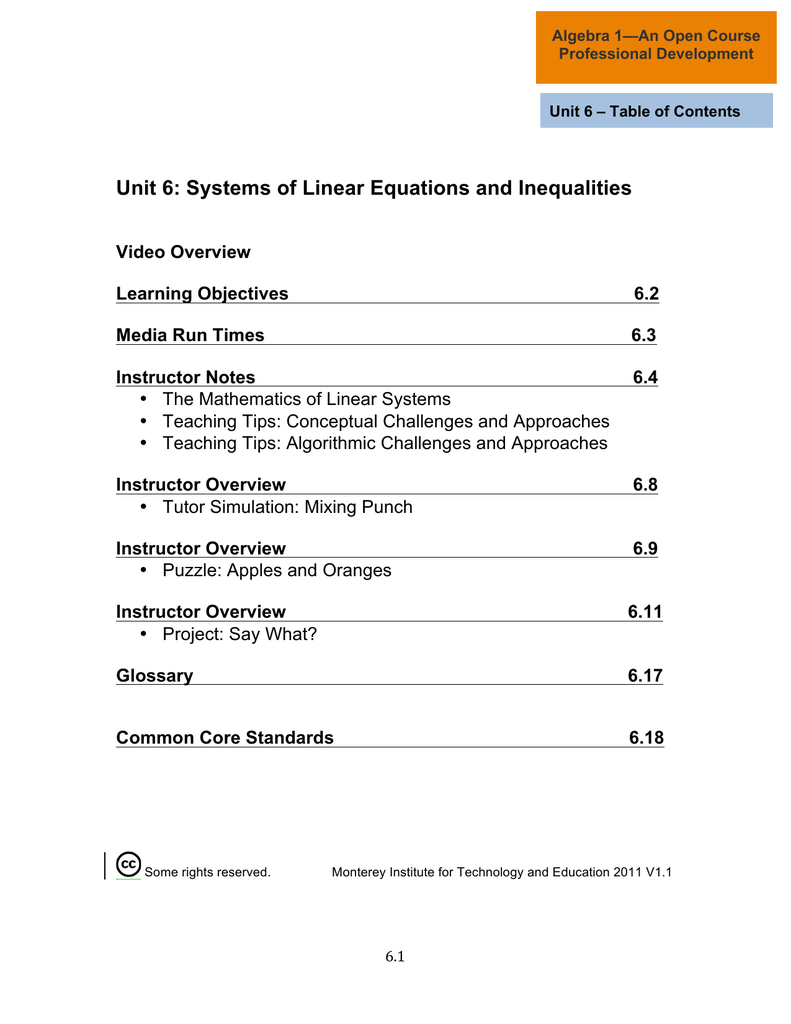 1 12 Unit Test Systems Of Linear Equations And Inequalities Tessshebaylo