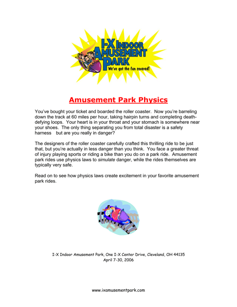 Amusement Park Physics