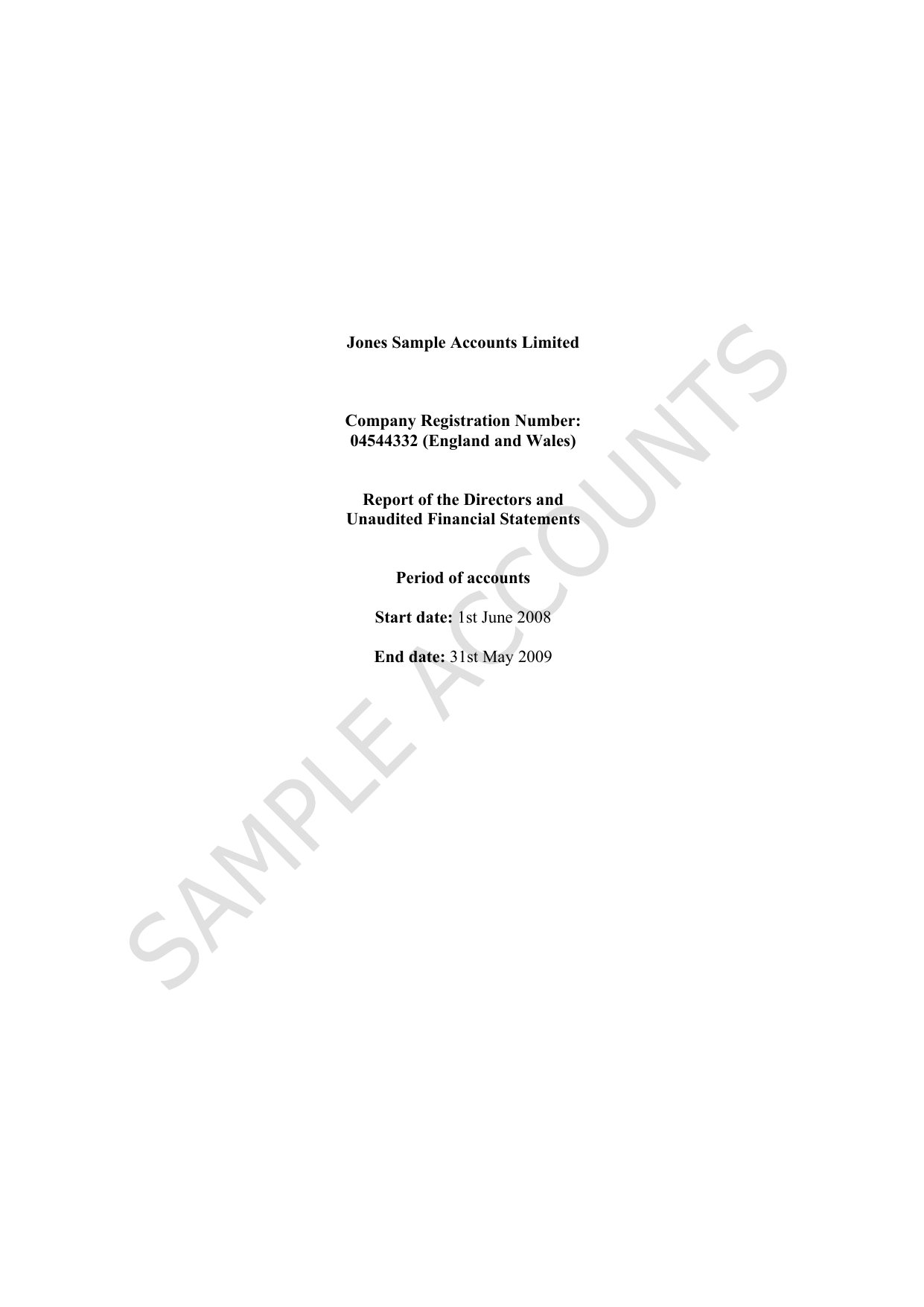 Prepare annual accounts for a private limited company