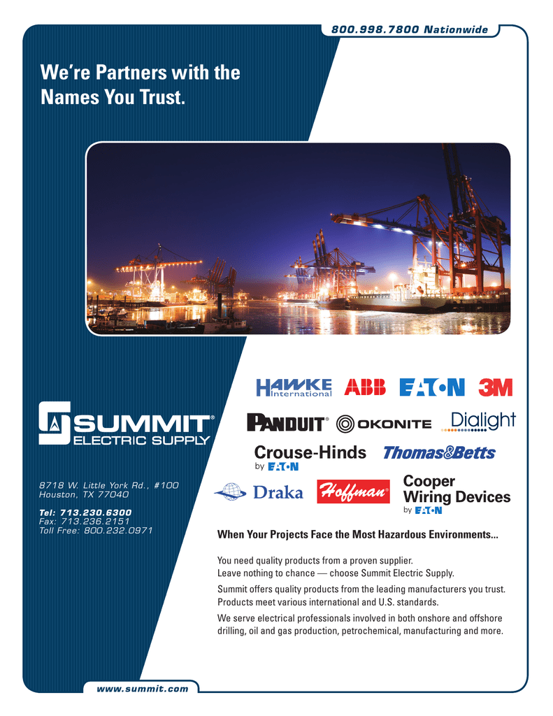 International Line Card Summit Electric Supply