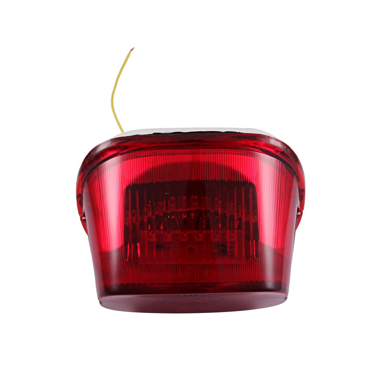 LED Tail Brake Turn Light Running Lamp Red Lens For