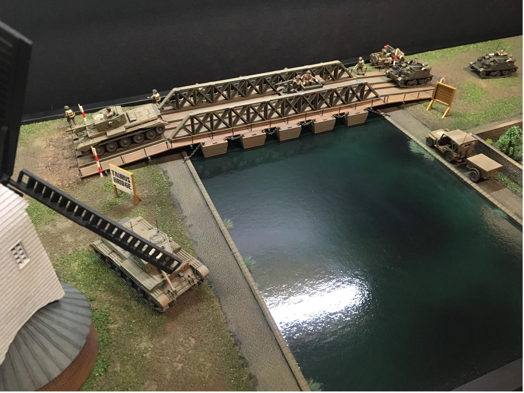Airfix Pontoon Bridge Ready For Inspection Dioramas