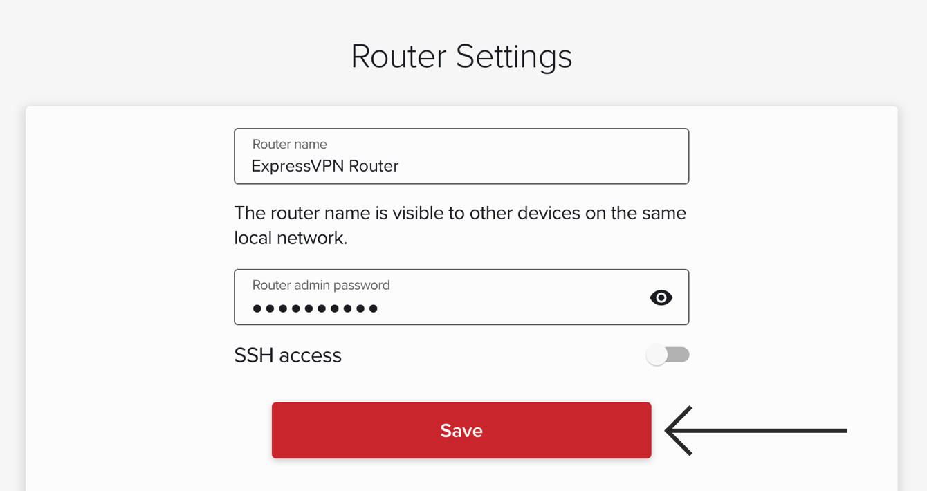 ExpressVPN Router App Setting Changes ExpressVPN
