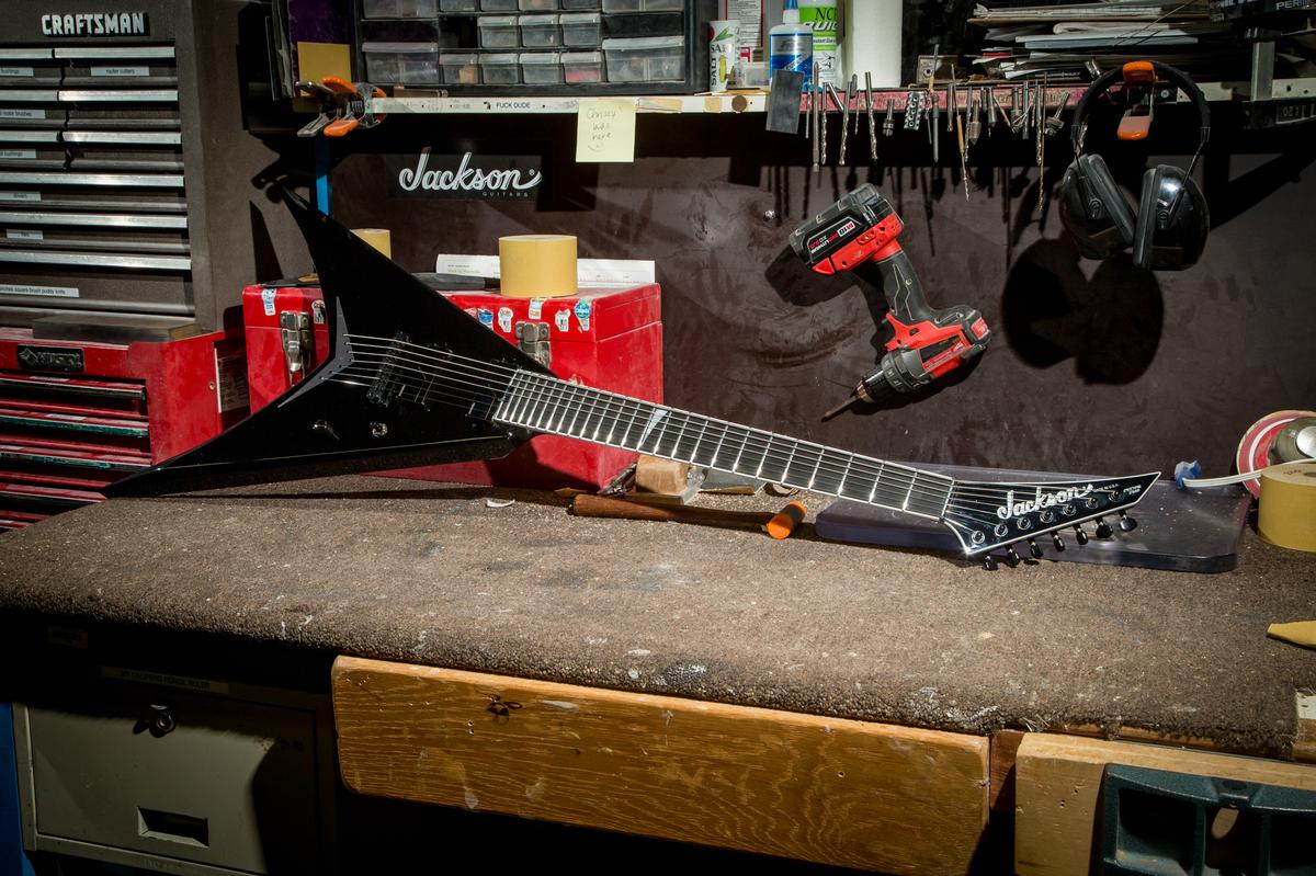 Jackson Rhoads 7 black Jackson® Guitars Blog