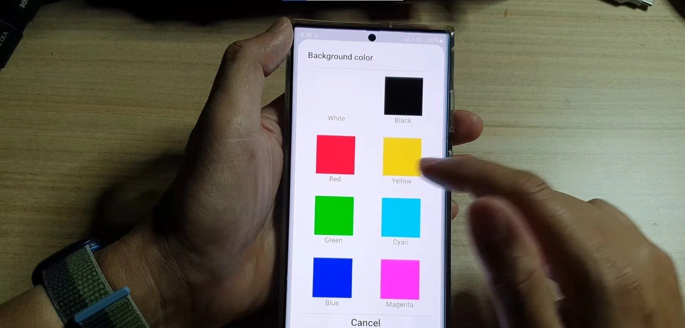 How To Change Message Background On Samsung S24 Ultra?