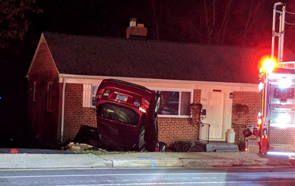 Driver Flips Car in Yorktown Neighborhood, Lands in Front of Home