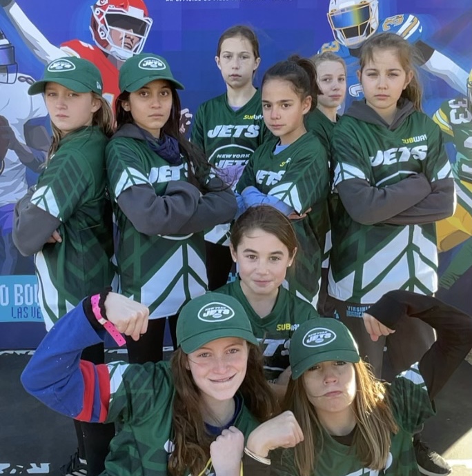 An Arlington girls flag football team won an NFL championship this past