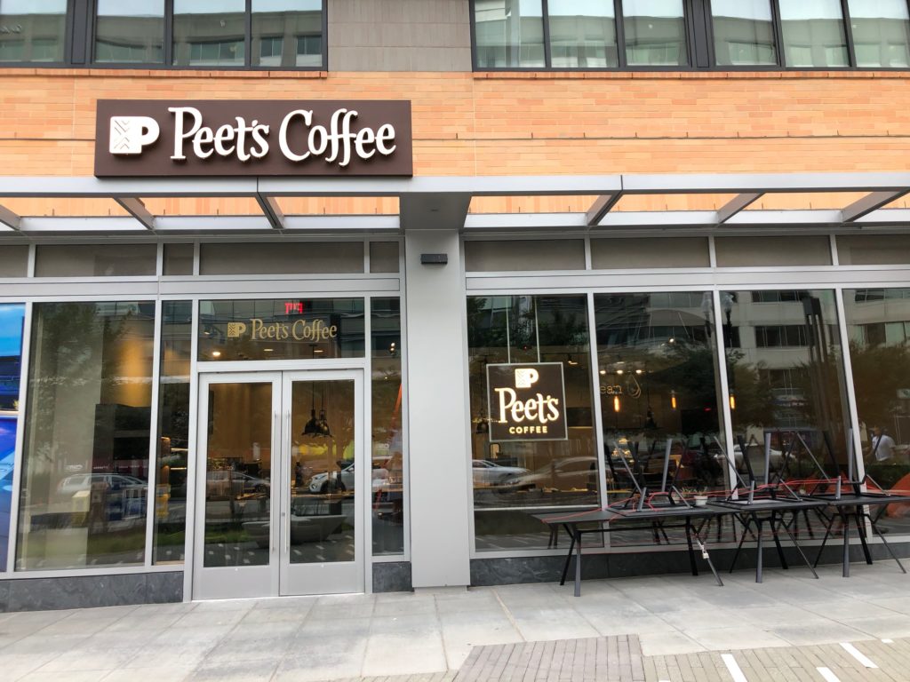 Peet’s Coffee Looking ready to roll in Navy Yard and Barre3 not too far