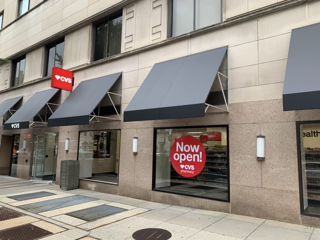 CVS opens in former Mint Gym space on K Street PoPville