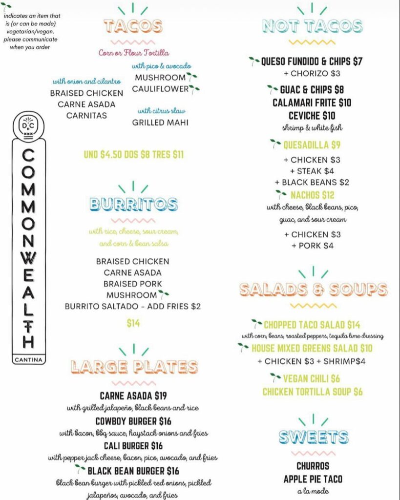 Homestead Commonwealth Cantina in Petworth, Though Homestead