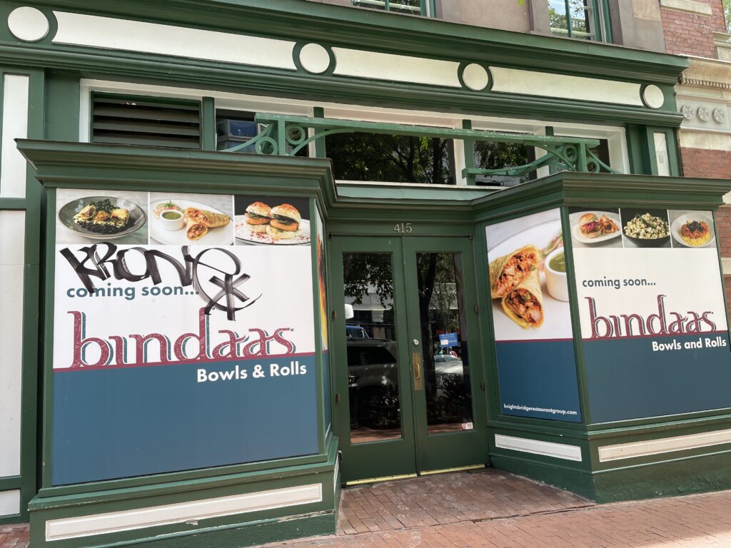 “Bindaas Bowls & Rolls Opens in Penn Quarter on April 7” PoPville