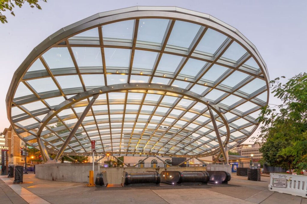 “Dupont Circle Metro Station North Entrance Canopy project is complete