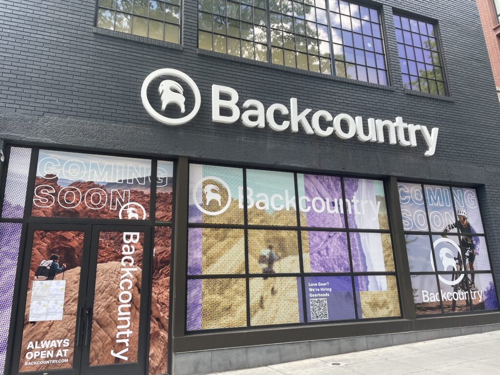 Backcountry Signage Up on 14th Street Opening this Summer PoPville
