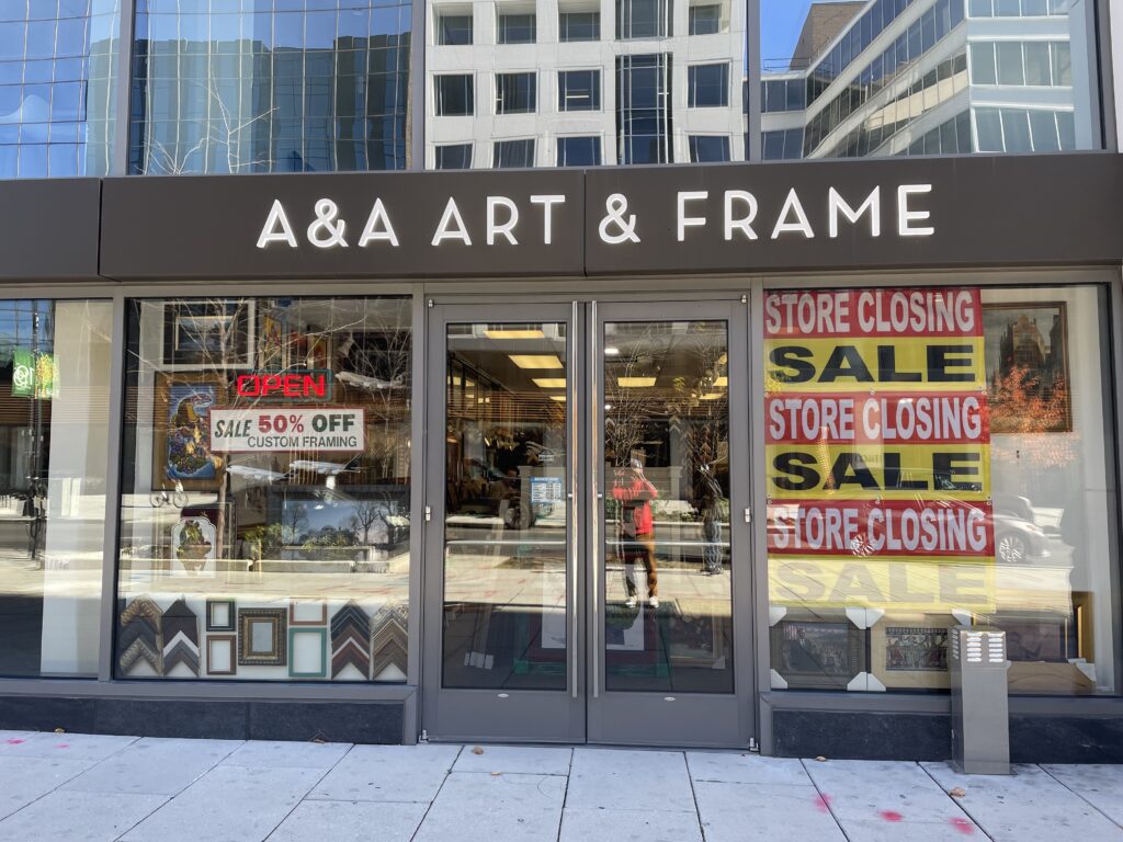 A&A ART & FRAME Store Closing Sale PoPville