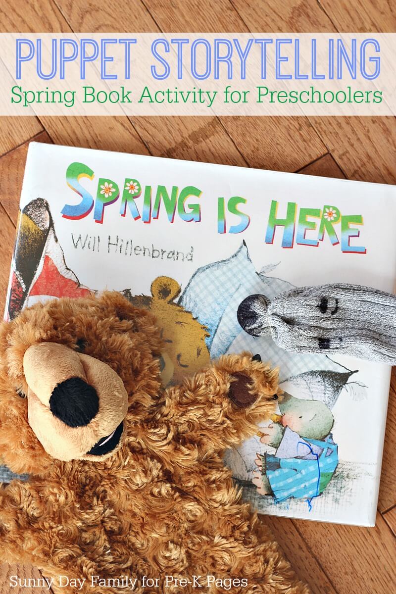 Retelling a Spring Story with Puppets PreK Pages