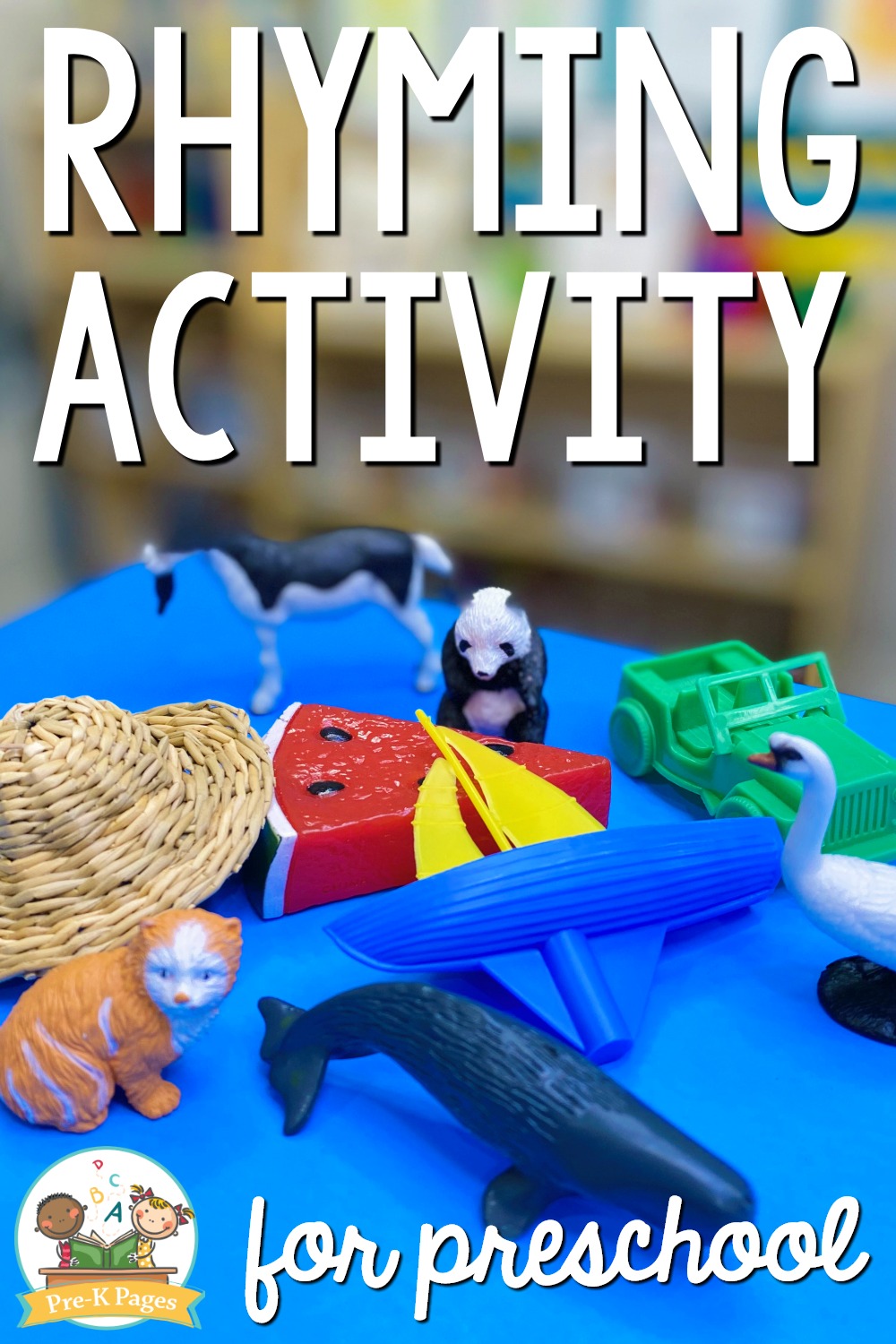 Rhyming Activity for Preschoolers and Kindergartners PreK Pages
