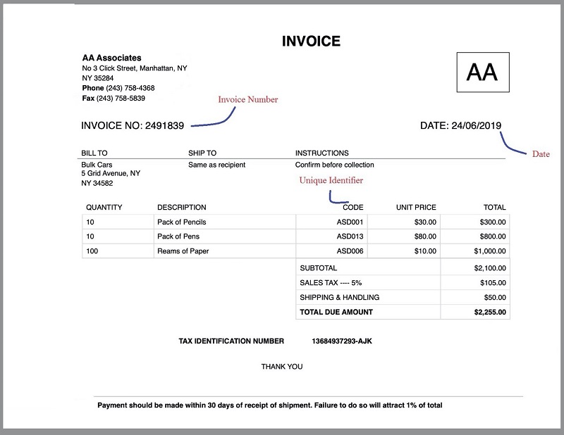 How to Create Invoices Invoice Identifiers PDF.co