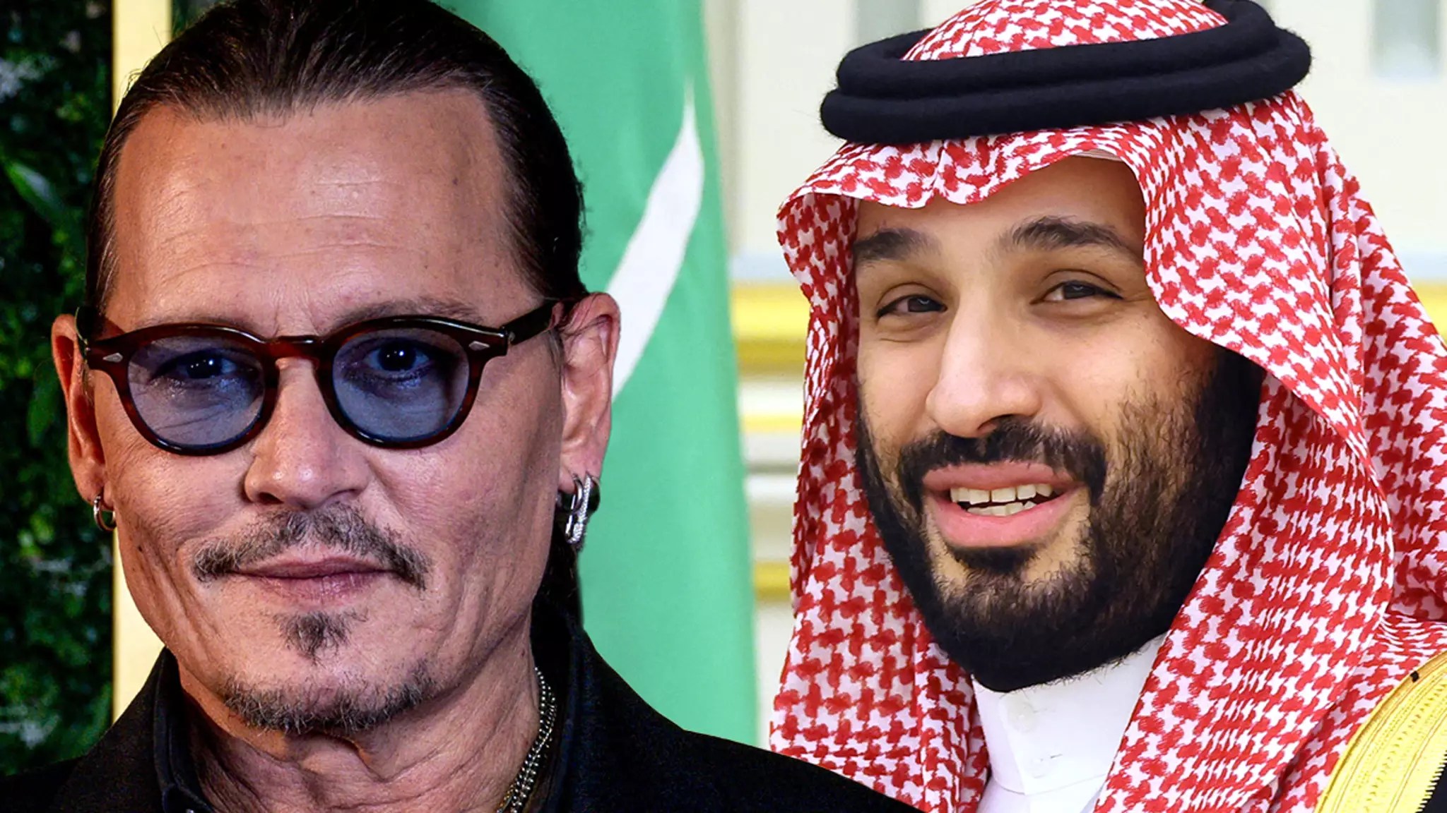 The Unlikely Bromance Between Johnny Depp and Saudi Arabia’s Crown Prince