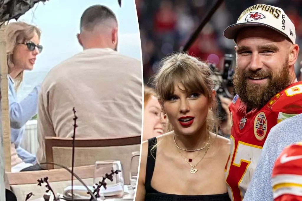 Celebrities Taylor Swift and Travis Kelce Spotted on a Lunch Date in LA