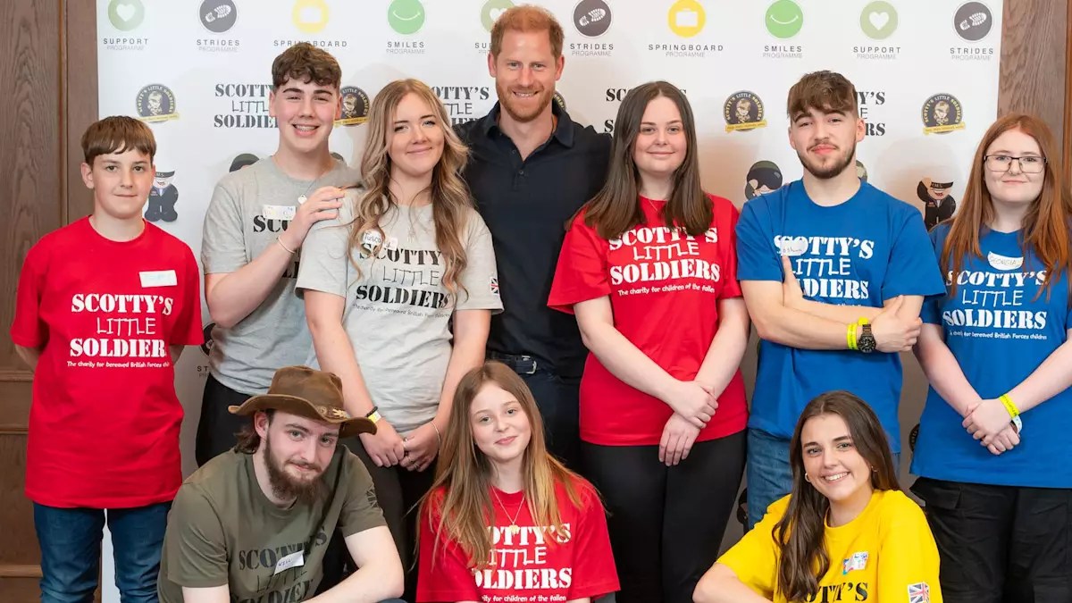 The Duke of Sussex Visits Scotty’s Little Soldiers Play Day
