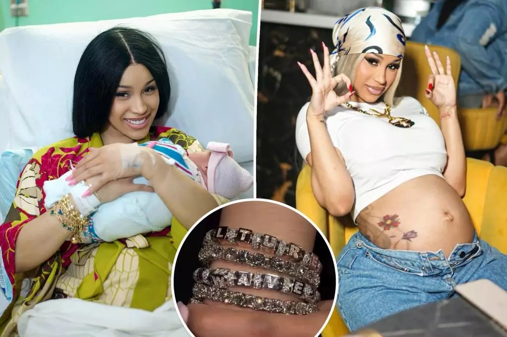 Cardi B’s Jewelry Reveal Sparks Speculation About Newborn’s Name