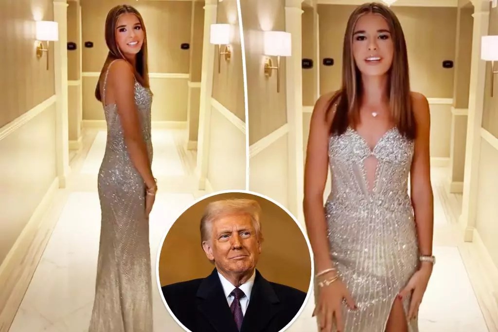 The Glamorous World of Kai Trump: A Young Influencer’s Stylish Debut at the Inaugural Ball