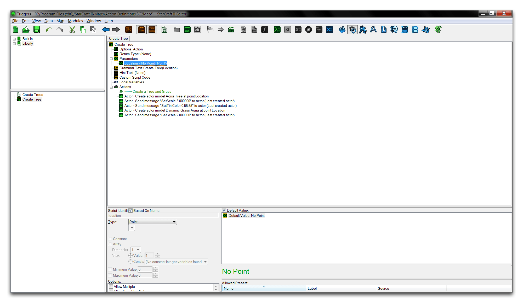 ACTION DEFINITIONS — s2editortutorials 1.0 documentation