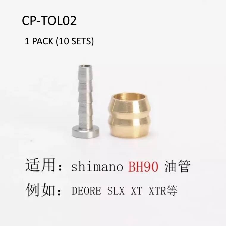 CPTOL SHIMANO HYDRAULIC BRAKE CABLE OLIVE AND INSERT S2Hcycle MTB