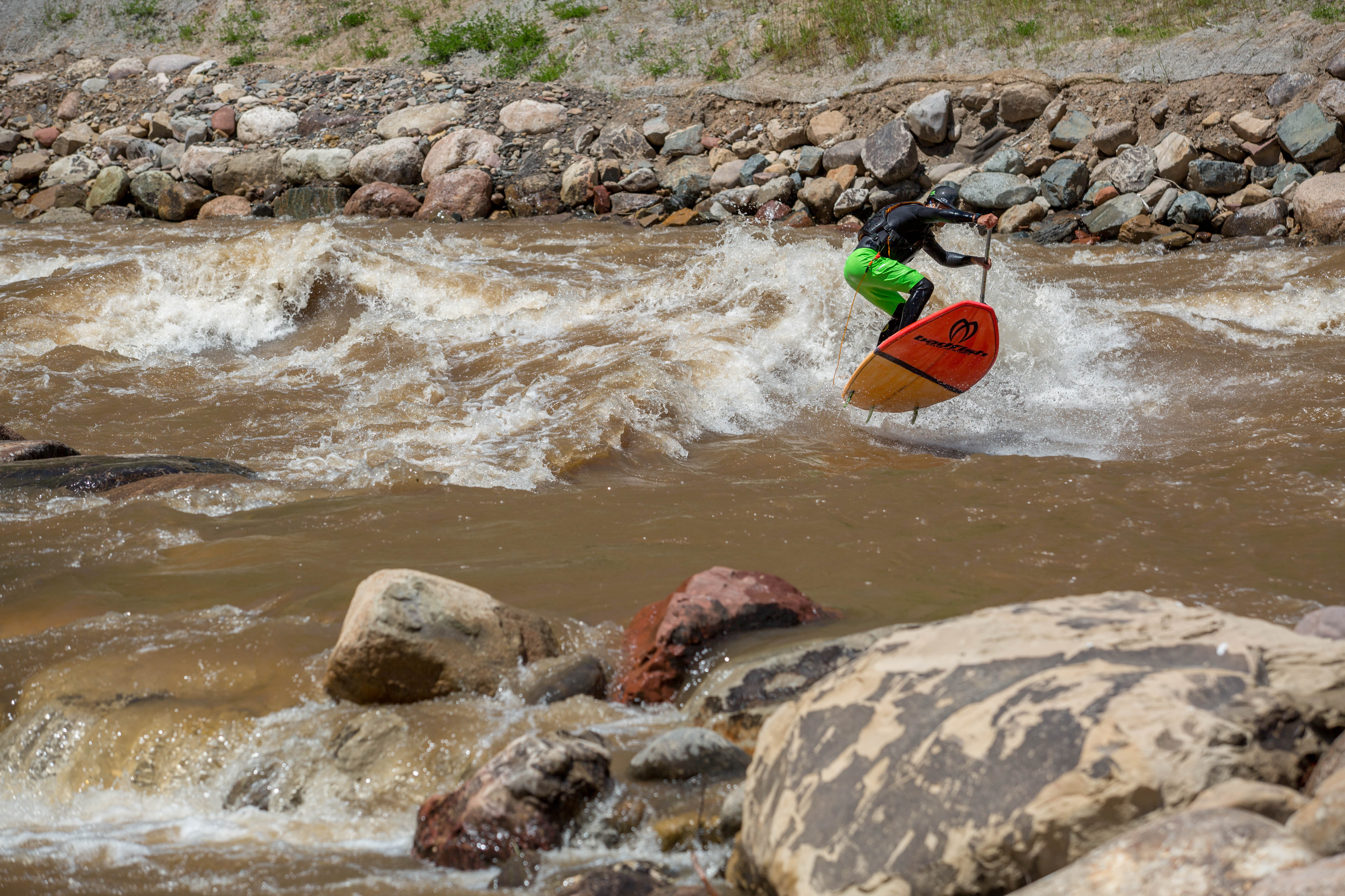 River Surfing at S2o's Whitewater Park in Durango S2O Design