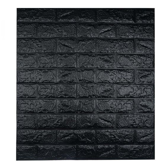 Decorative Art 3D Self Adhesive Brick Sticker Black Buy 1 get 1 Free was listed for R49.00
