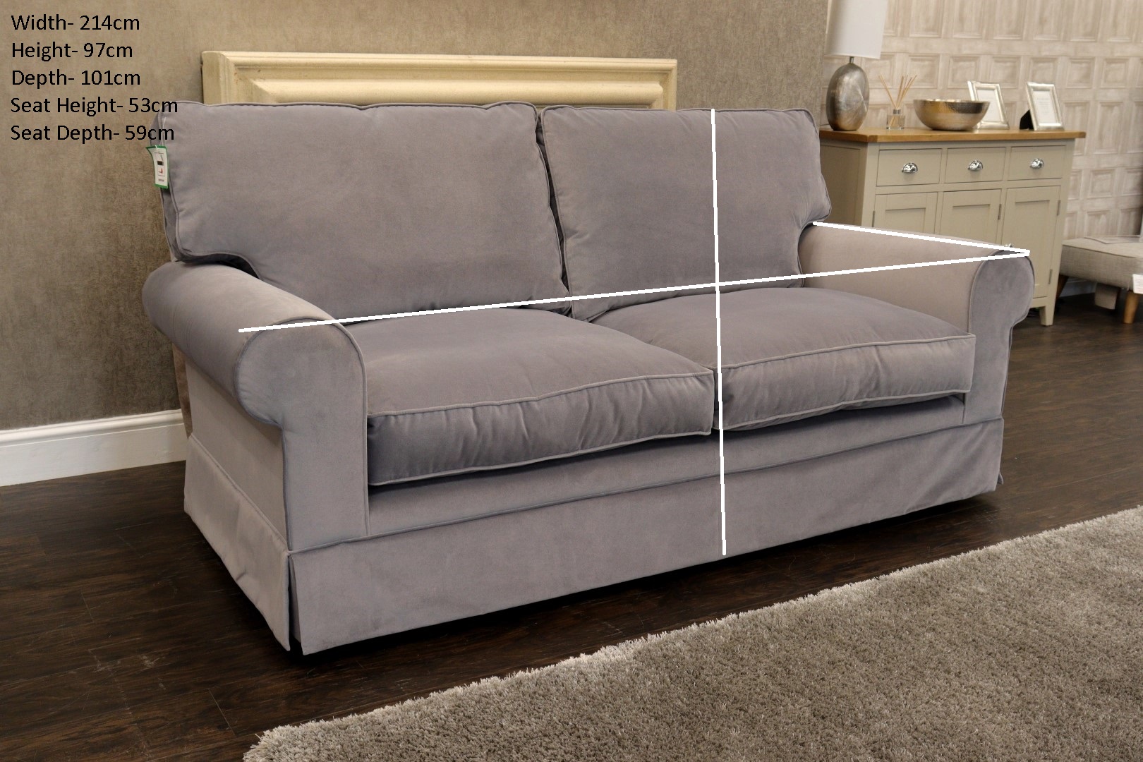 NEW John Lewis PADSTOW (Famous Designer Brand) Premium Harriet Steel