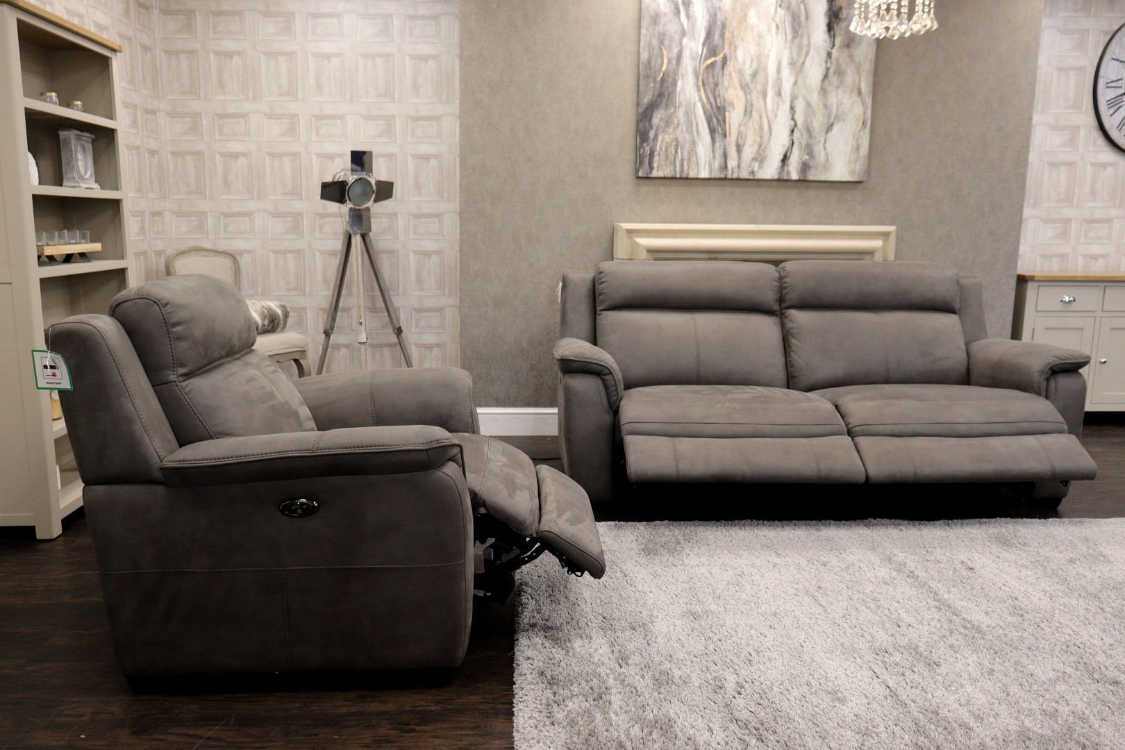 NEW! Theron (Famous Designer Brand) EaziClean Luxurious ‘Grey