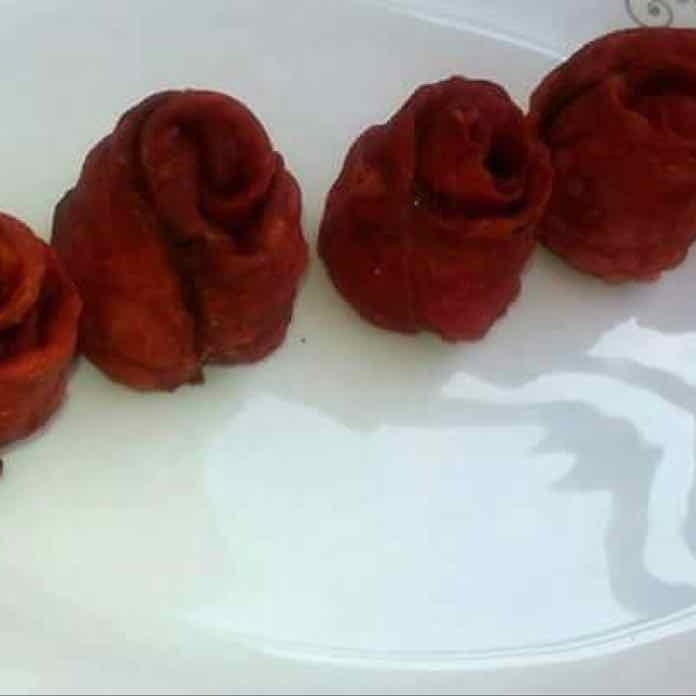 Shahi Gulab Samosa recipe by Neha Saurabh at BetterButter