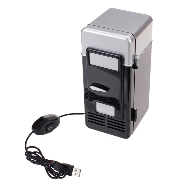 Mini Refrigerator Car Portable USB Powered Cooling Beverage Drink