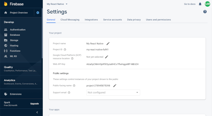 React Native Tutorial Firebase Email Login Example