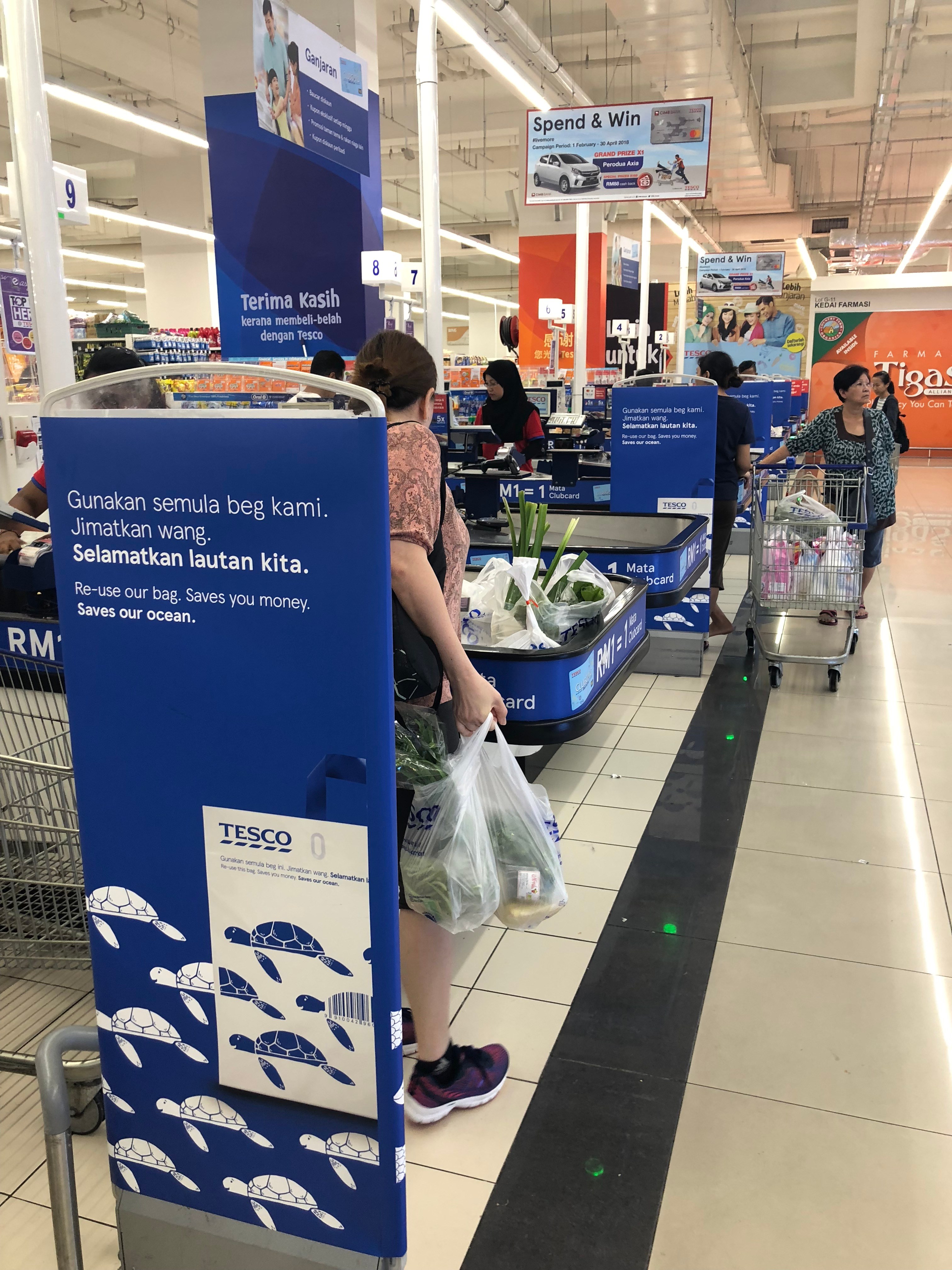 Tesco encourages recycling among consumers with the Bag