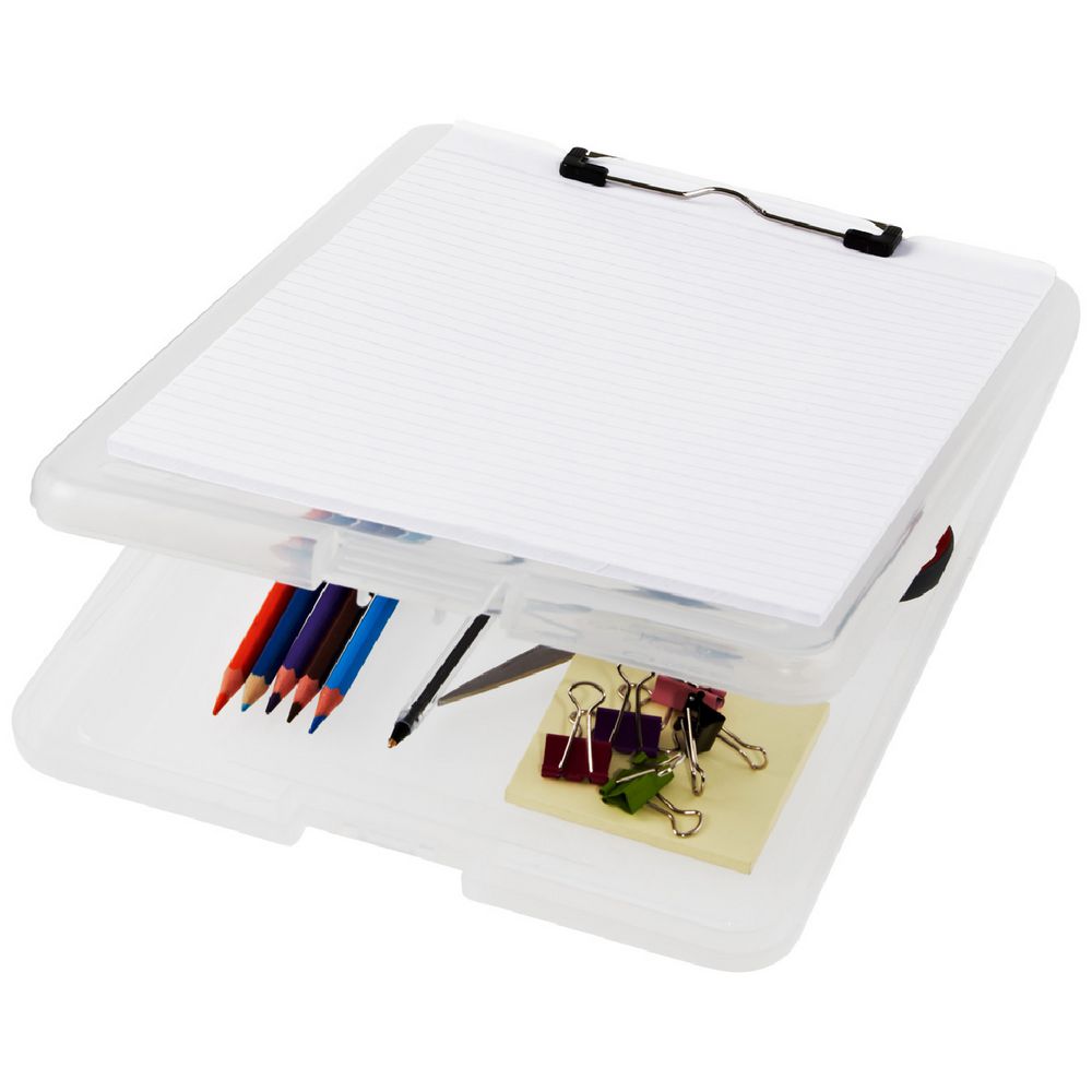 J.Burrows A4 Storage Clipboard Clear eBay