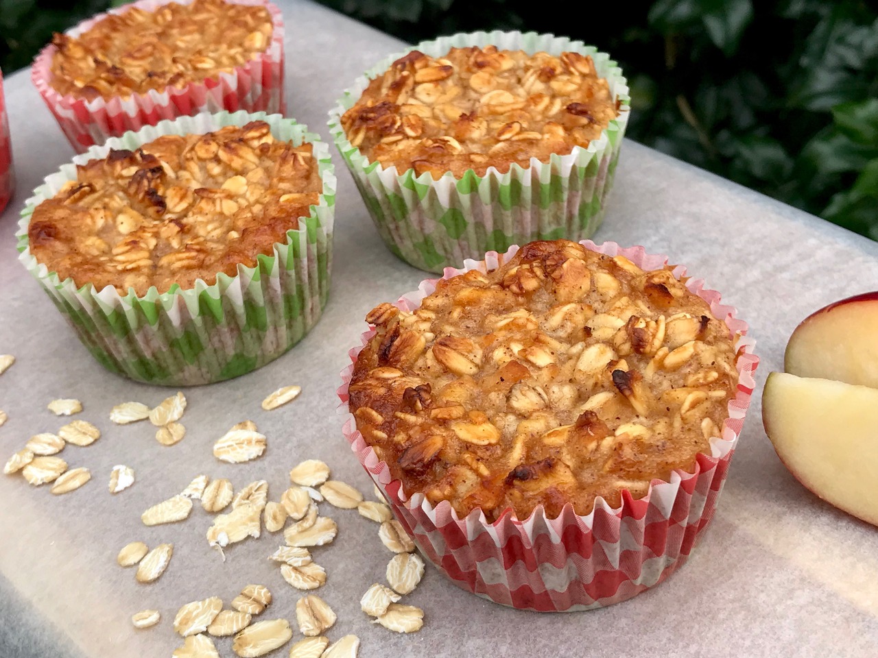 Quick and Easy Healthy Apple and Honey Muffins