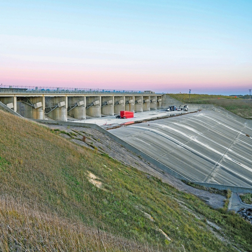 Glen Elder Dam Spillway