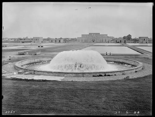 Ashford Common Pumping Station aeration basins in operation both make