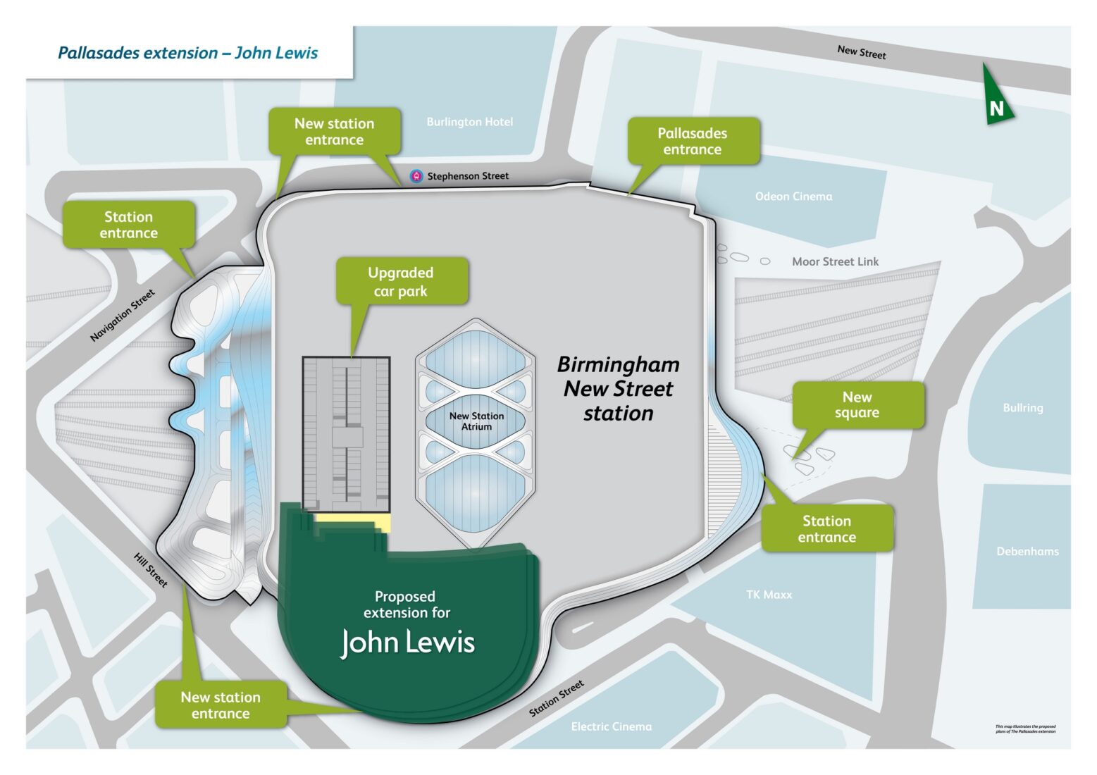 FOA reveals latest Birmingham New Street plans