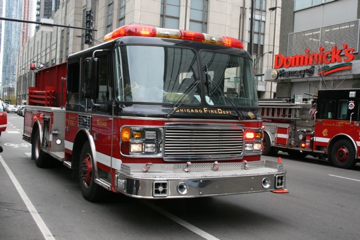 Fire Engines Photos Chicago fire department Squad 1