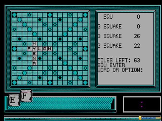 The Computer Edition of Scrabble Brand Crossword Game (1987) PC Game