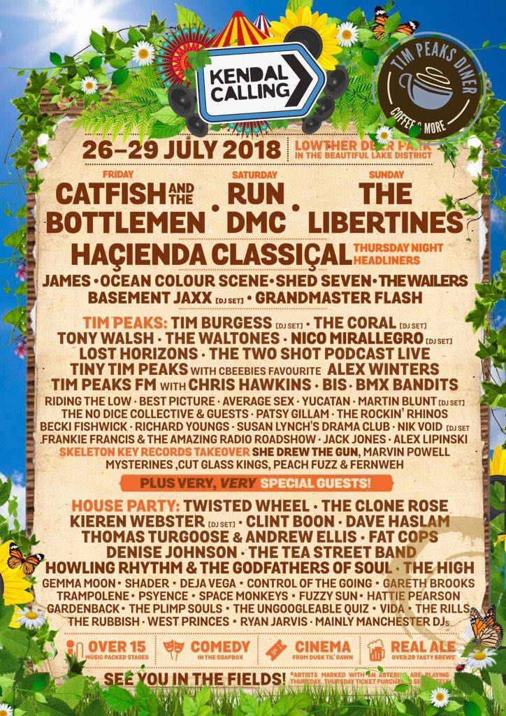 Kendal Calling 2018 line up out, Beans on Toast plot Liverpool date and