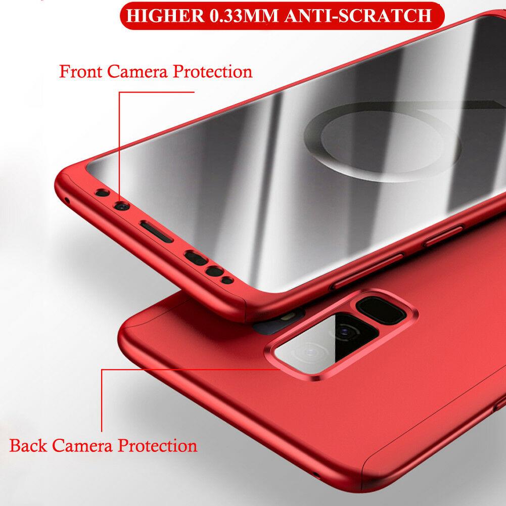 Per Samsung Galaxy S9 S8 S 10 PLUS 360 ° antiurto Full Body Hybrid Hard