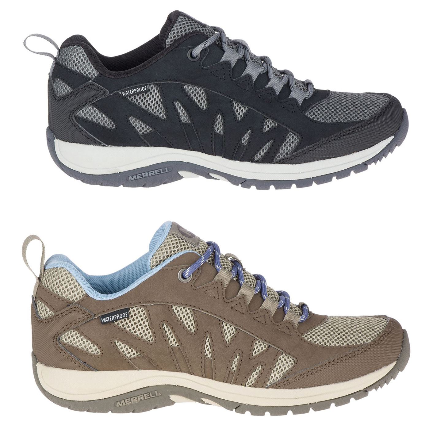 Merrell Simien Waterproof Trainers Womens Walking Hiking Ladies Lace Up