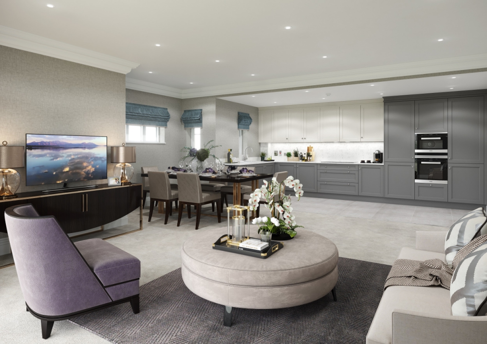 Take a look around the £1.5 million penthouse in Brompton Gardens
