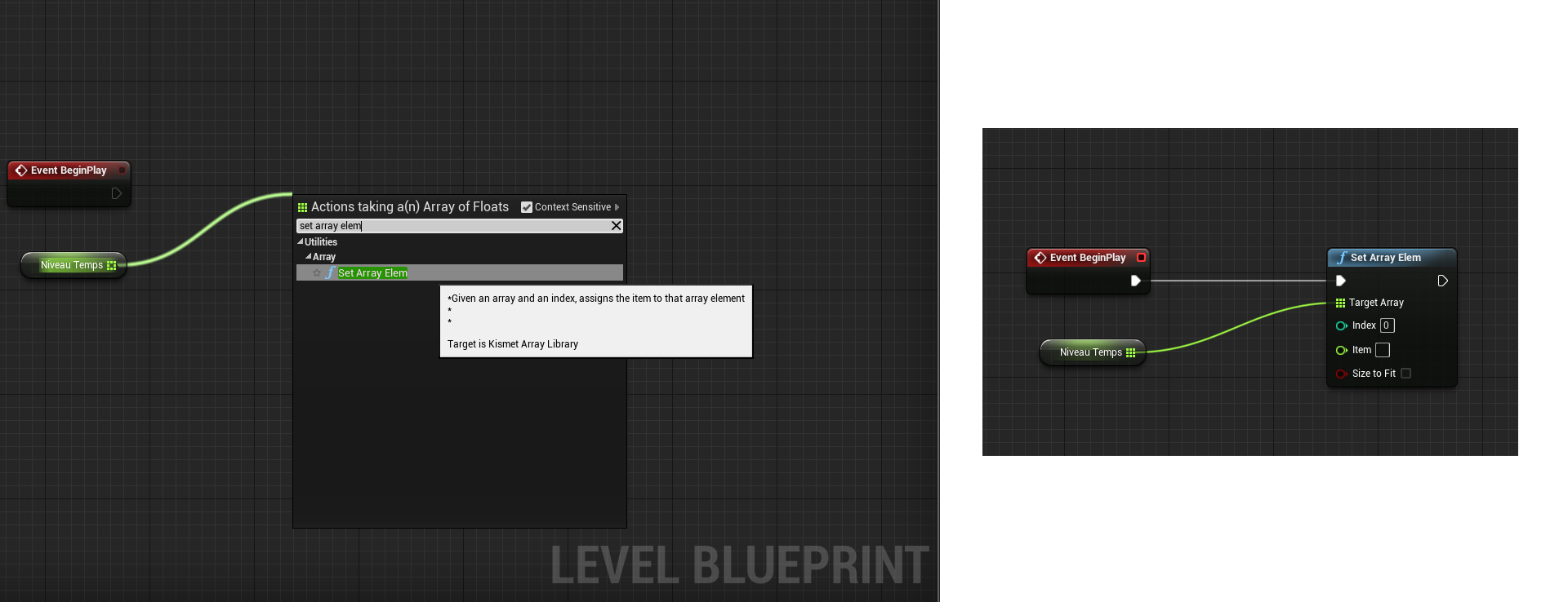 Les tableaux avec Blueprints Développez votre premier jeu vidéo avec l'Unreal Engine 4