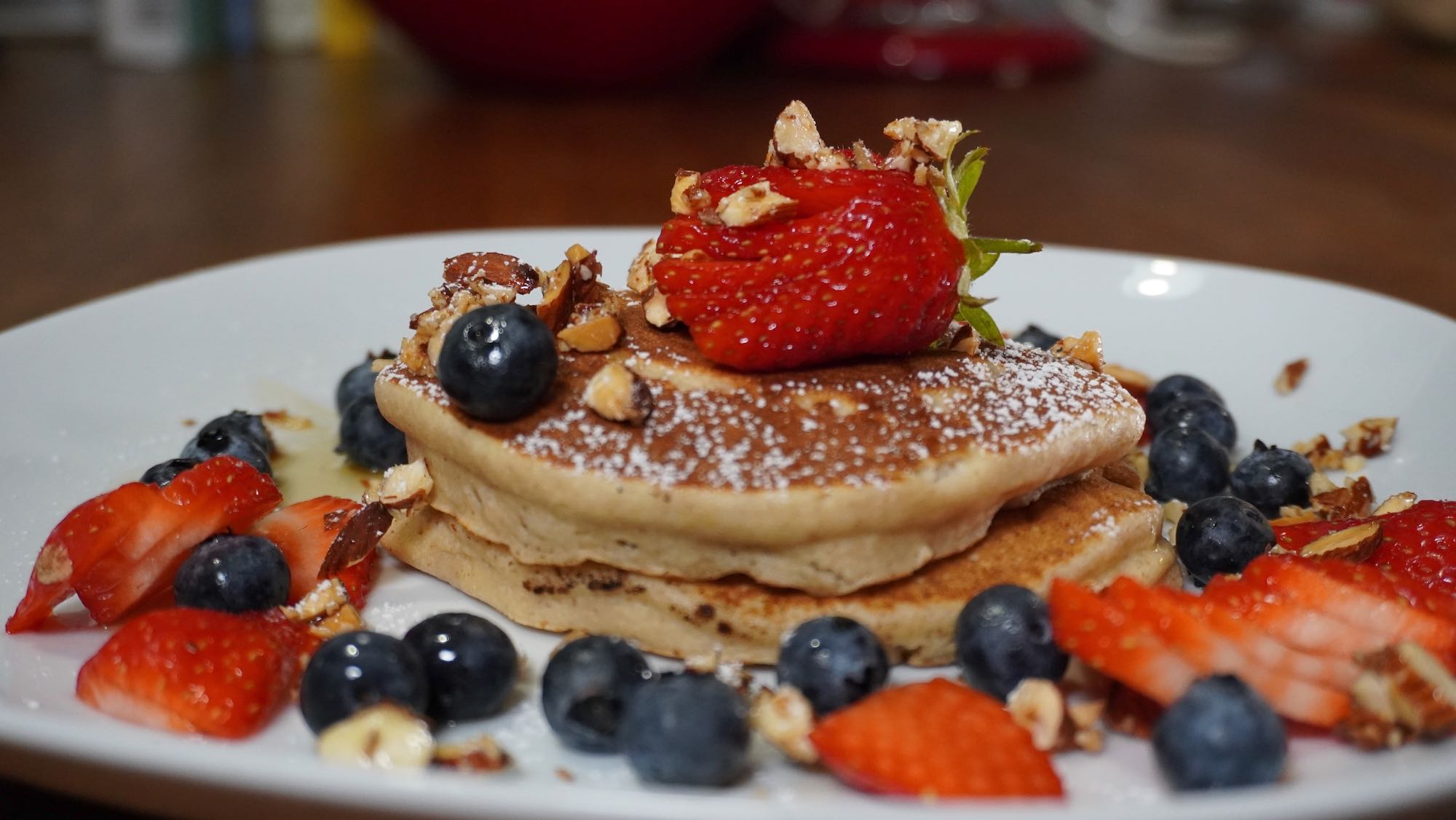 Fluffy Buckwheat Ricotta Pancakes