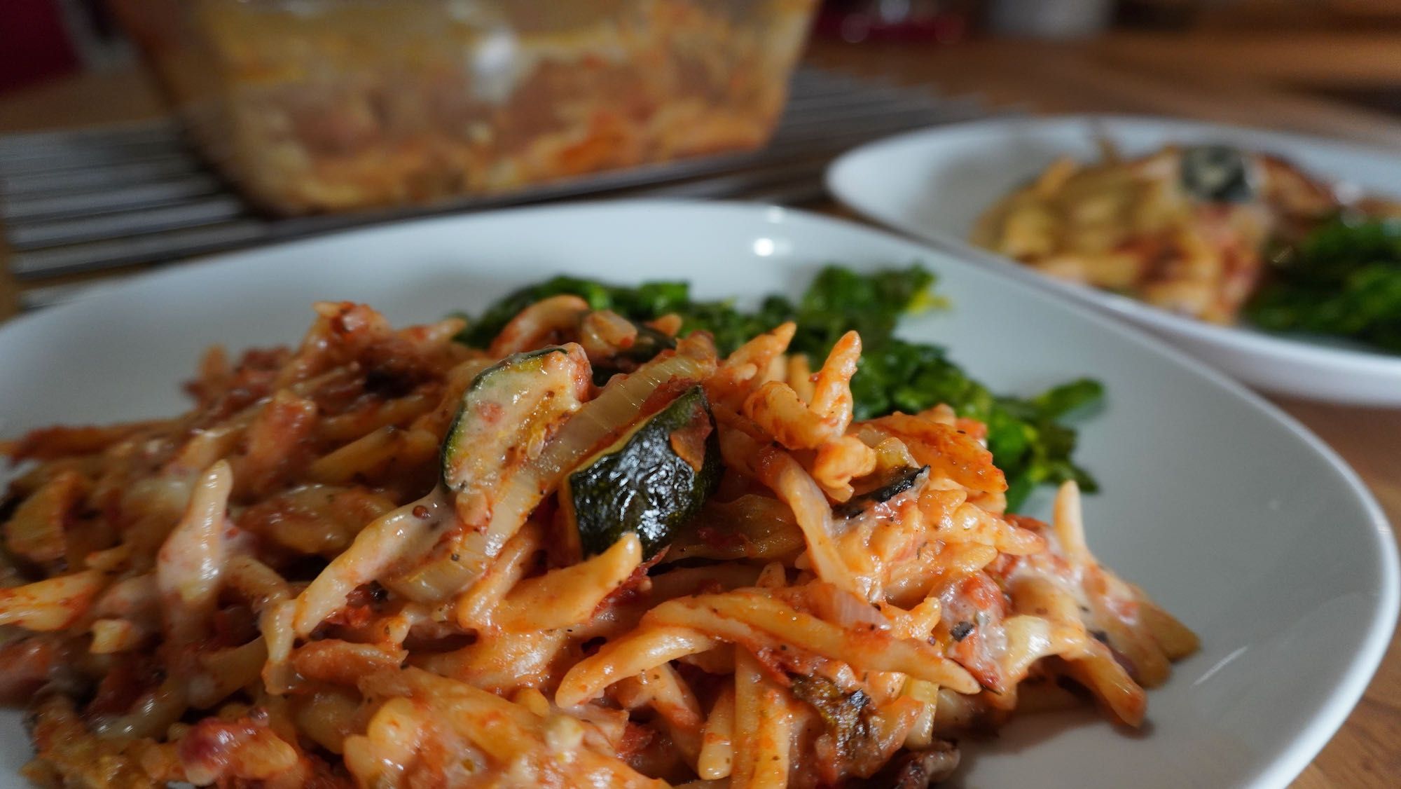 What's for Dinner? Vegetarian Pasta Bake no cheese
